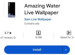 water live wallpapers