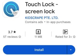 Lock screen safe