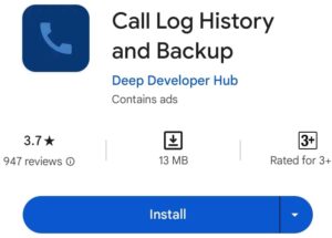 deleted call history